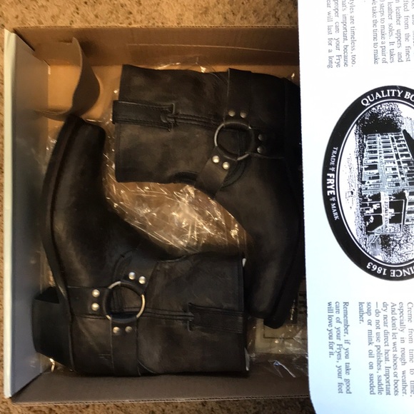 Like-new Frye Harness Boot Smoke color - Picture 5 of 6
